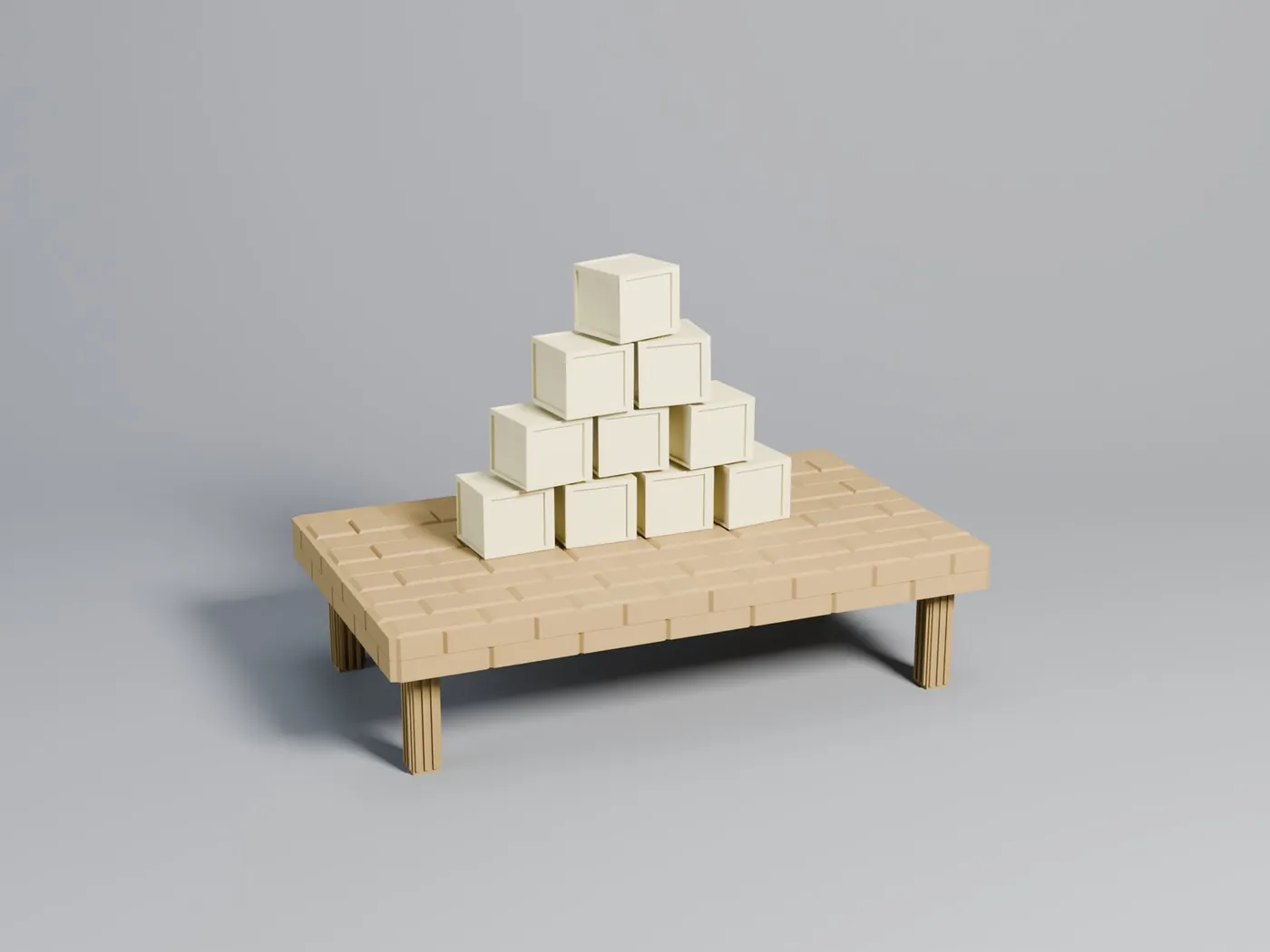 Wooden blocks