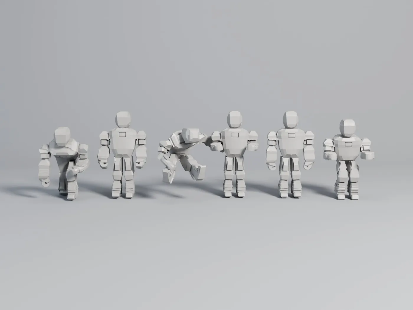 Robot in motion