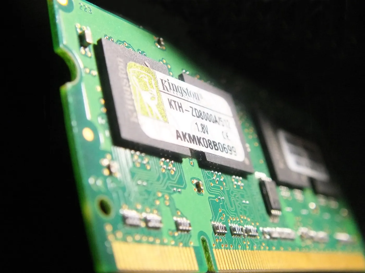 RAM Module: Shot low and close, the far end falling into soft focus.